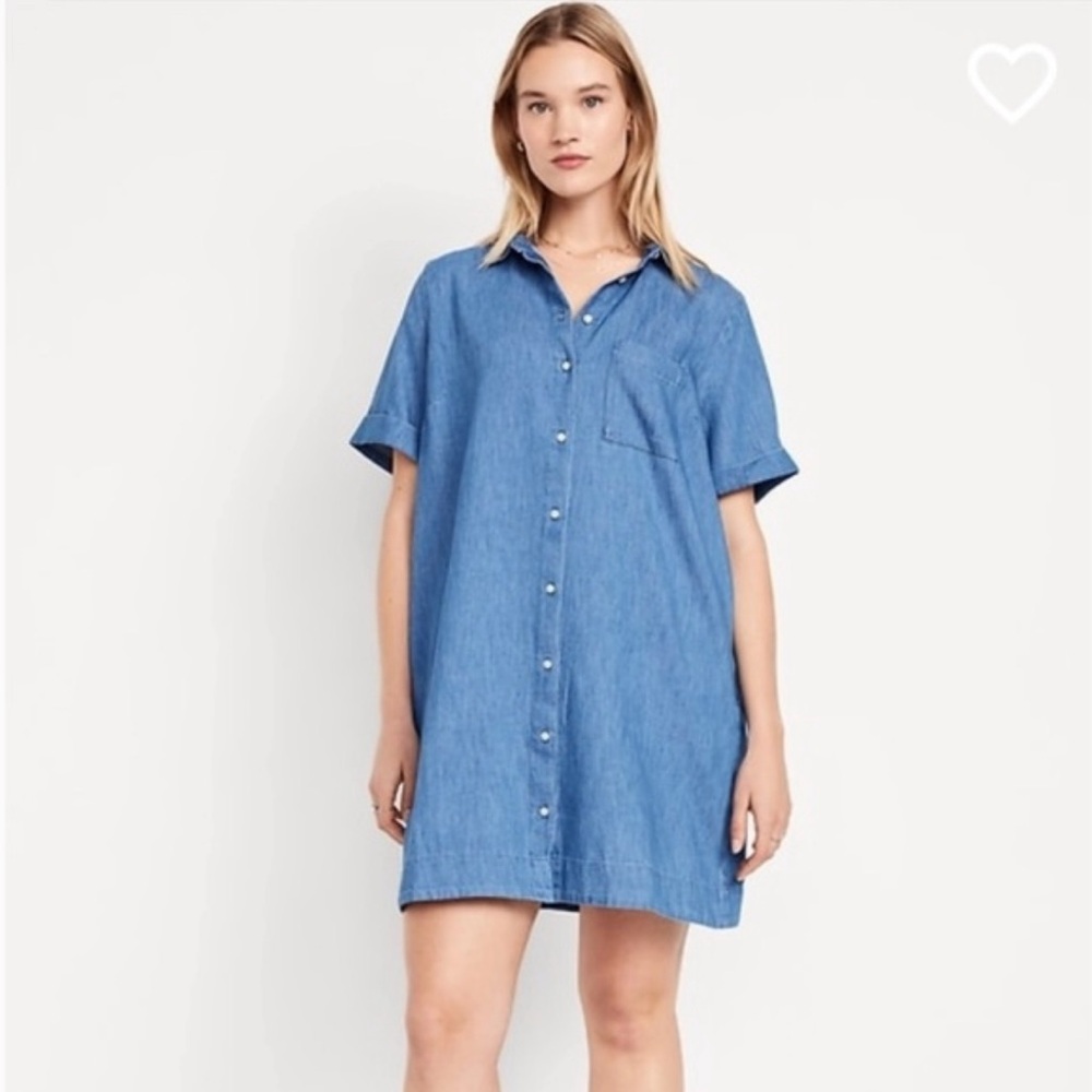 Old Navy Denim Shirt Dress